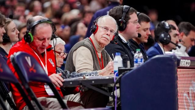 Gary Hahn is retiring after serving 34 years as NC State's radio announcer for football and men's basketball games. (NC State Athletics photo)