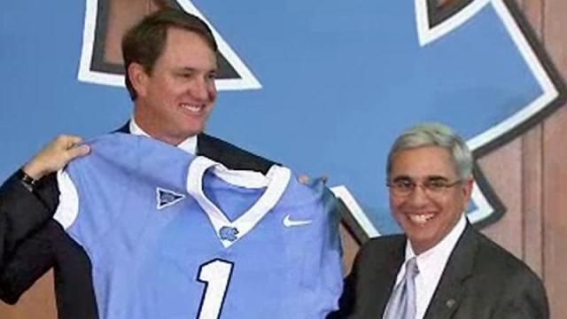 Butch Davis was introduced as head football coach at UNC Nov. 27, 2006.