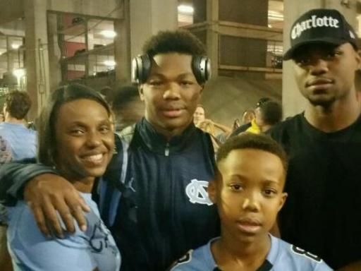 Dorn family supports Myles in Carolina Blue