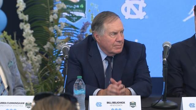 UNC head football coach Bill Belichick.
