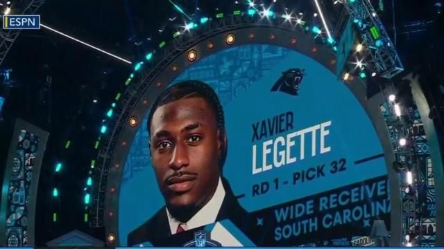 Panthers trade up to get South Carolina WR Xavier Legette in first round NFL draft