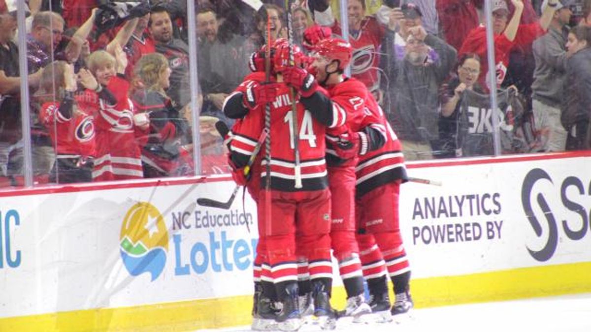 Hurricanes vs the devils