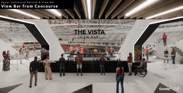 View bar from the concourse