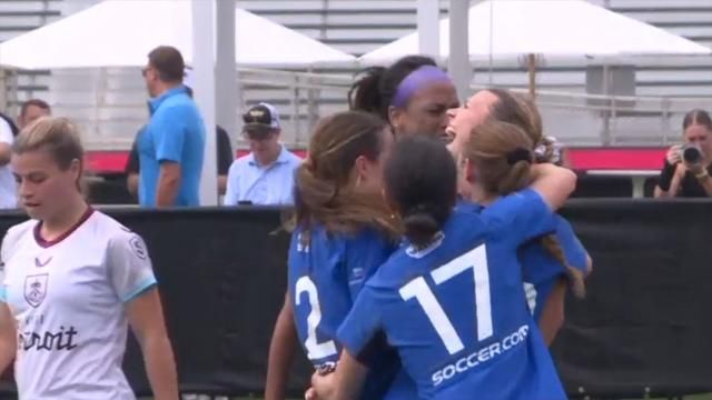 The NC Courage win its first game at The Soccer Tournament on Friday in an exciting 2-1 match against Brunley FC.